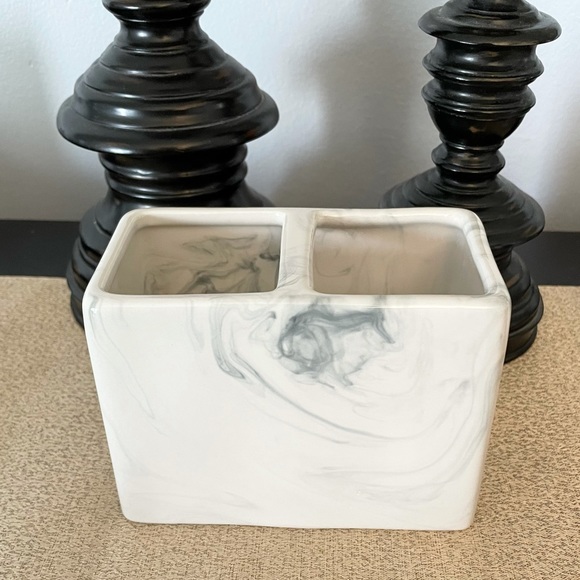 🆕Rae Dunn STUFF/THINGS Ceramic Toiletries Set - Picture 6 of 6